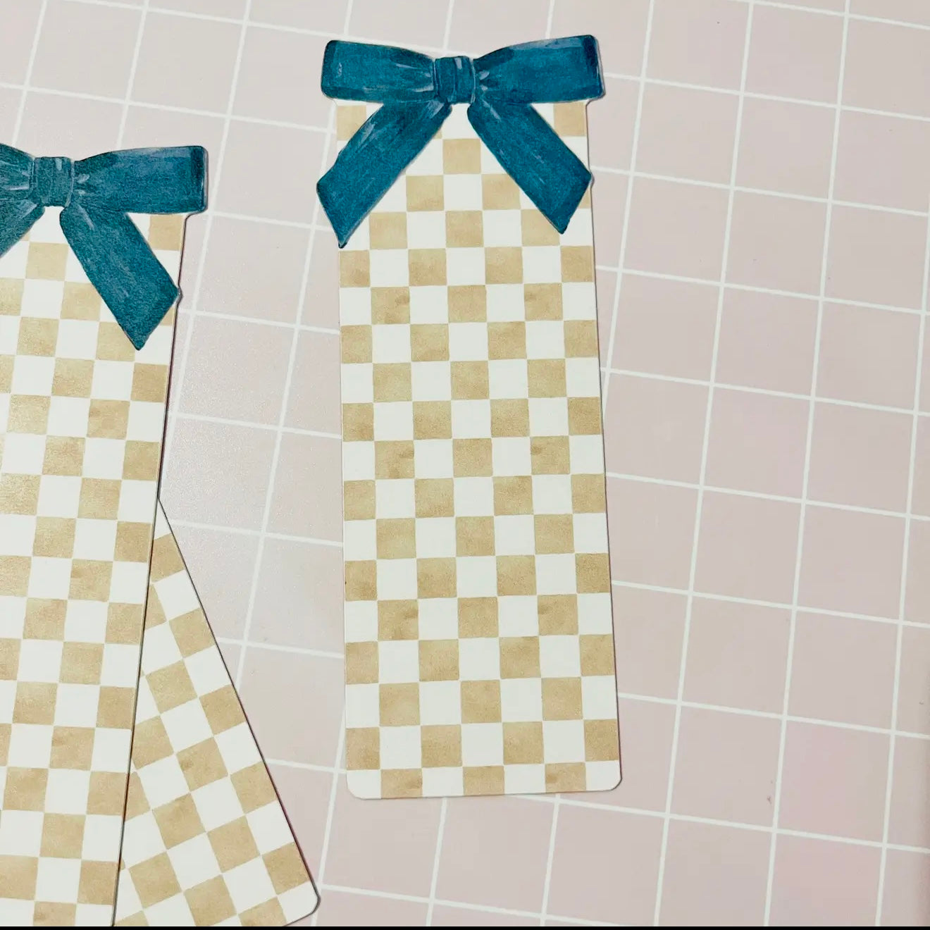 Checkered Bookmark