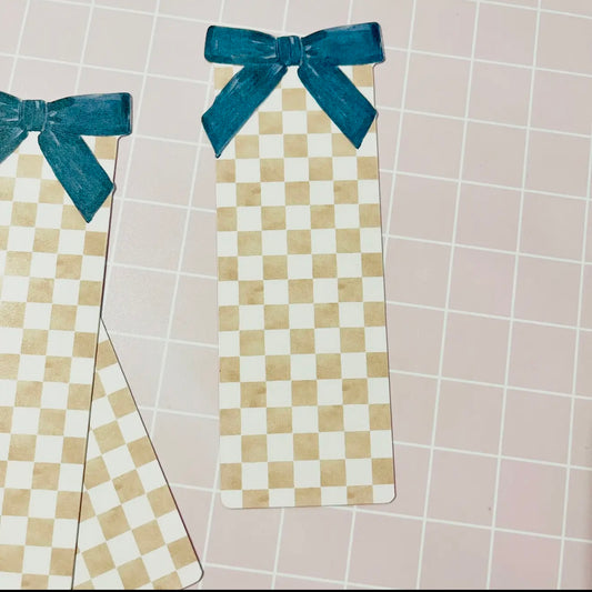 Checkered Bookmark
